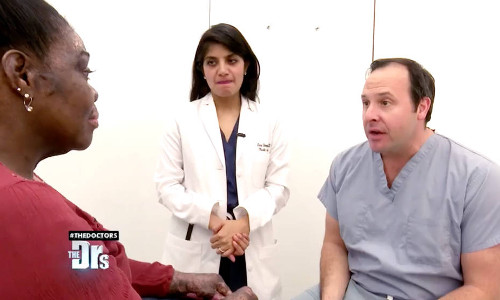 Dr. Zuckerman appeared on an episode of The Doctors TV show on CBS for a preoperative evaluation of a severe burn victim who requires a complex plastic surgery reconstruction.