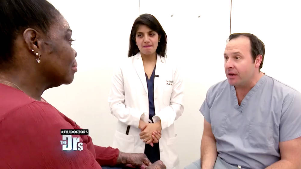 Dr. Zuckerman was on this episode of The Doctors for a preoperative evaluation of a severe burn victim who requires a complex plastic surgery reconstruction.